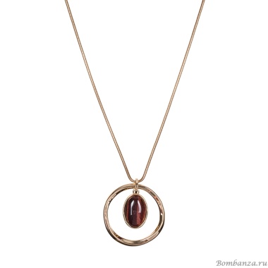 Колье Fiore Luna, COFFE AGATE